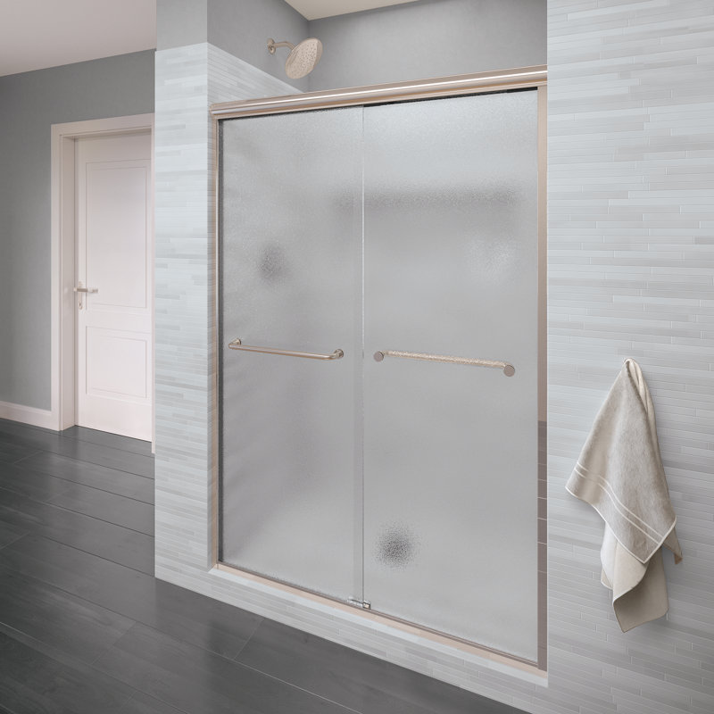 Basco Infinity 54.5" W x 70" H Bypass SemiFrameless Shower Door Wayfair
